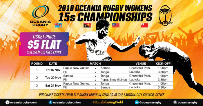 Oceania 15s kicks off on Friday