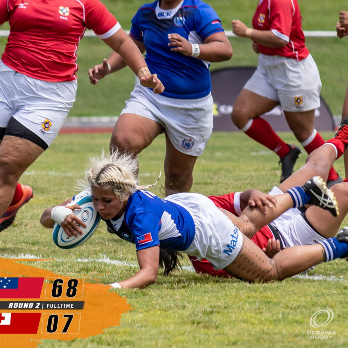 Big wins for Fiji & Samoa in Oceania Champs