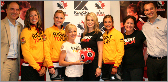 Mutrie on work with Right to Play