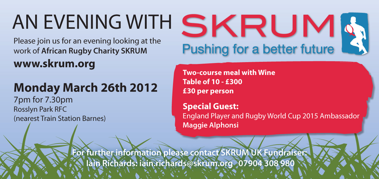SKRUM event at Rosslyn Park