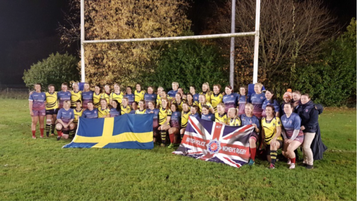 Sweden too strong for British Police XV