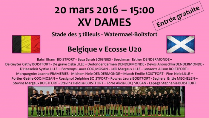 U20 women’s internationals this weekend