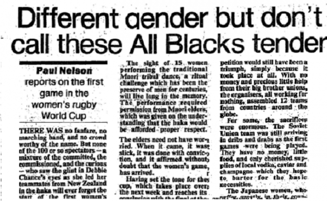 Remembering WRWC’91: The Press