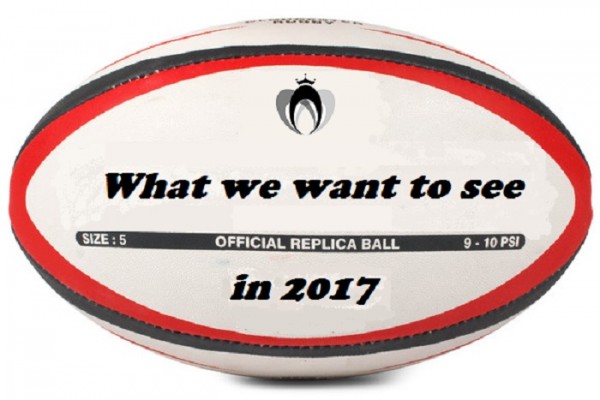 What we want to see in 2017